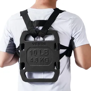 Vevor Ruck-Gewichte Gusseisen 2 x 4,5 kg Ruck-Platten, Gewichte für Rucking, verstellbare Ruck-Platten mit Riemen, für Schwingen Kniebeugen, Krafttraining, Gewichtheben,