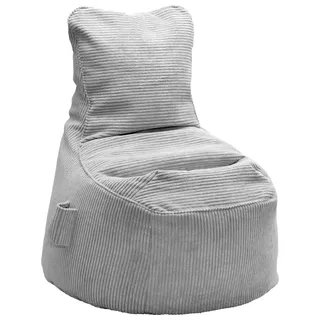 mömax Sitzsack Cortona Cord in Grau