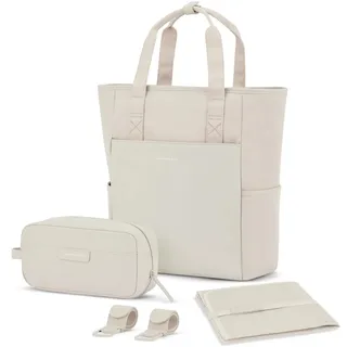 KAPTEN & SON Lindby Diaper Wickelrucksack Beige