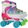 Rollschuhe Quad Style pink-bunt, 36 - 39
