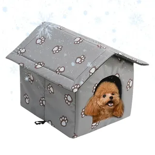 Teksome Hundehöhle kleine Hunde, Katzenhöhle große Katzen, Hundehaus drinnen Indoor, Hundehütte Stoff, Katzenhaus Winterfest, Kuschelhöhle Hund, Schlafhaus Haustierhaus zuhause, S/M