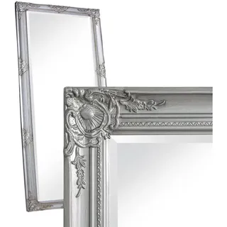 dasmöbelwerk Wandspiegel Barock 80 x 180 cm Silber