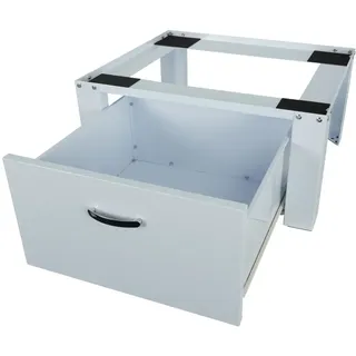 Respekta Waschmaschinen Erhöhung mit Schublade 30 x 63 x 56,5 cm (H x B x T) weiß