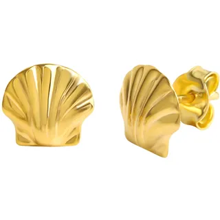 Fascination by Ellen K. Ohrstecker Motiv Muschel Gold 333 1