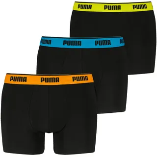 Puma Everyday Basic Boxershorts schwarz M 3er Pack