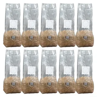 pilze züchten set, pilzezüchten box, Set mit 10 Pilz-Anzuchtbeuteln, zugeschnitten auf Ihre Wachstumsbedingungen (32 × 50)