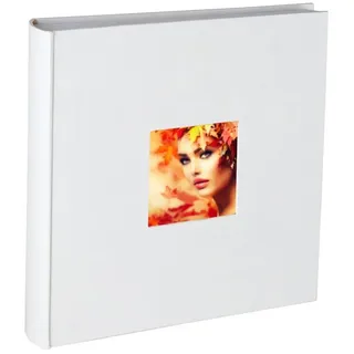 Ideal Trend Flair Fotoalbum 30x30 cm 100 weiße Seiten Seiten Jumbo Buchalbum Fotobuch: Farbe: Weiß