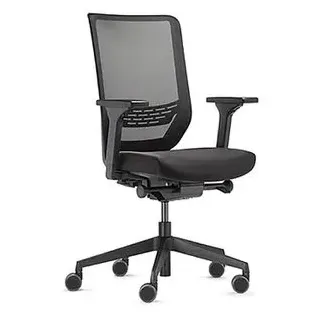 Trendoffice Trend Office to-sync Mesh Pro SC 9242 schwarz, Stoff / Netz, belastbar bis 125 kg