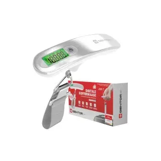 GENTOR Digitale Kofferwaage Gepäckwaage Analog für Reisekoffer Küche Angeln 50KG / 110 lb Hängewaage Digitalwaage Fischwaage tragbare Hängewaage