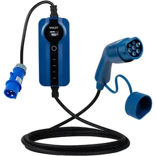 Voldt® CEE Ladekabel Typ 2 | 1 phasig | 8A - 16A | 3.7kW  + APP | 5 Meter