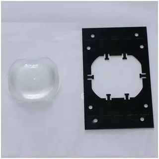 Prismen & Kaleidoskope 1PCS 62x52mm Projektor Rechteckige Kondensator Linsen Projektor Objektiv Mit Halterung Konvexen Linsen Optik-Kits für den naturwissenschaftlichen Unterri