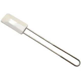 Weis Teigschaber Klein, Edelstah, 30 x 3.2 x 0.5 cm, Weiß