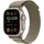 GPS + Cellular 49 mm Titangehäuse natur, Alpine Loop olive M
