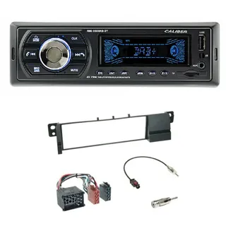 Caliber DAB+ SD USB Bluetooth Radio + Antenne+ Blende für BMW 3er (E46) RUND PIN