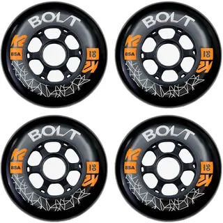 K2 BOLT 90 MM 85A 4-WHEEL Pack - black – 30F3011
