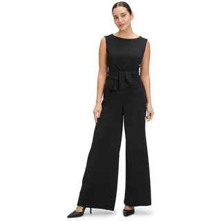 Vera Mont Damen Jumpsuit mit weitem Bein Schwarz,38 - 38