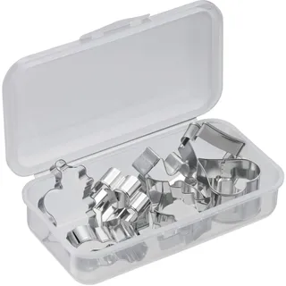 Original Kaiser Ausstechformen Weihnachten 11-teilig, mit Aufbewahrungabox, Keksausstecher, Plätzchen Ausstecher, Cookie Cutter, zum Ausstechen von Plätzchen/ Keksen/ Fondant, 23.4 x 12.5 x 7.1 cm