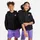 Sportswear Club Fleece Kapuzenjacke Kinder 010 black/white S 128-137 cm