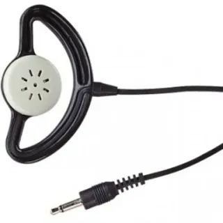 Electrovision Mono Ohrhörer mit Spezialbügel und 3,5mm Klinkenstecker, 8 Ohm