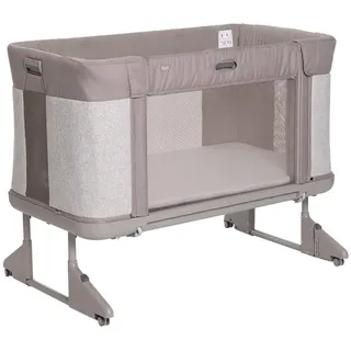 Chicco Next2Me Forever, 3-in-1-Babybett für Neugeborene, Bistellbett, das zu einem Montessori-Bett Wird, bis 4 Jahre (22 kg), verstellbare Höhe, Gute Luftzirkulation, 4 Räder, inklusive Matratze