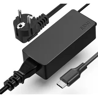 65W Ladekabel Laptop USB C Netzteil Kompatibel mit Lenovo ThinkPad X1 Carbon T14 T15 T480 T490 T590 T580 E480 E490 E580 E590 E595 Yoga C740 720 730 720-13ikb 730-13ikb 910 Ladegerät Type C Adapter