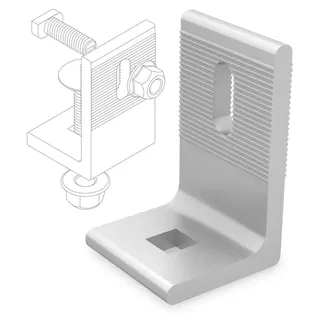 K2 Systems L-Adapter SingleRail Set für Flachdach-Montagesystem