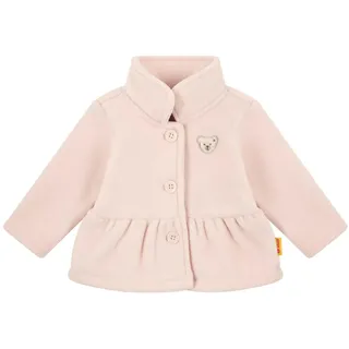 Steiff Fleecejacke EU Größe 62 chintz rose, Baby Fleece-Jacke, Outdoor Jacke aus Fleece, weich und bequem, waschmaschinenfest - 62
