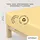 Baumwolle 120 x 200 - 130 x 220 cm yellow mid