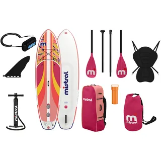 Mistral SUP Allround-Vivid mit Doppelkammersystem, 2-in-1, aufblasbar