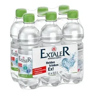 EXTALER Mineralwasser naturell 6 x 1,25L 4100060013074 Extaler Milliliter