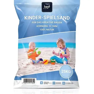 4myBaby GmbH - Spielsand 25kg | Quarz Sand für Sandkasten | Kinder Spielsand | Dekosand | Spiel sand für Sand kasten | Sandkasten Sand | Gewaschener