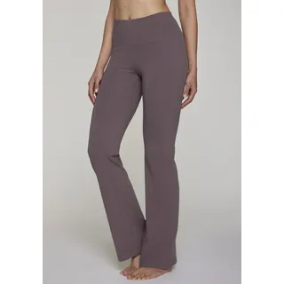 LASCANA Jazzpants LASCANA ACTIVE, Damen, Gr. 36/38, N-Gr, grau (taupe), Single Jersey, Obermaterial: 95% Baumwolle, 5% Elasthan, unifarben, Basic, lang, Hosen, mit breitem Bündchen