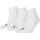 Quarter Socken 3er Pack Weiß 43-46