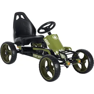 Homcom Go Kart Tretauto Grün (10505461)