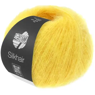 LANA GROSSA Silkhair | Feines Lace-Garn aus Superkid Mohair mit Seide | Handstrickgarn aus 70% Mohair (Superkid) & 30% Seide | 25g Wolle zum Stricken & Häkeln | 210m Garn FB 217