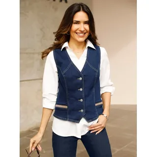 Sieh an! Jeans-Weste in dark blue | Gr.: 52