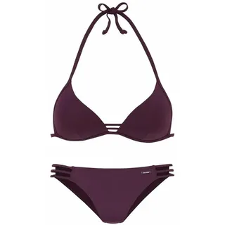 Bruno Banani Triangel-Bikini Damen bordeaux Gr.42 Cup C