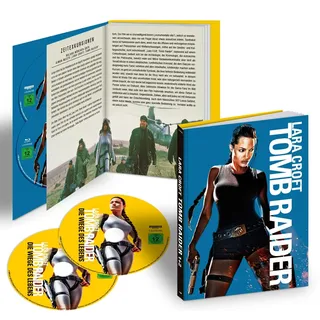 Leonine Distribution Lara Croft: Tomb Raider 1+2 Lim. Mediabook UHD-Box Blu-ray
