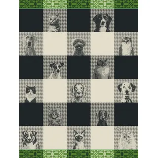 Le Jacquard Français Geschirrtuch TRUFFES BLACK, 60 x 80 cm, 100% Baumwolle