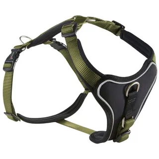 Wolters Professional Comfort Hundegeschirr Grün/Schwarz 80-95 cm