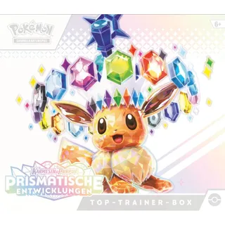 AMIGO Pokémon Karmesin & Purpur – Prismatische Entwicklungen Top-Trainer-Box