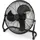 Bodenventilator Schwarz