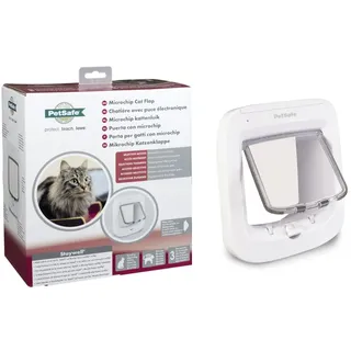 PetSafe Mikrochip Katzenklappe 1 Stück Weiß