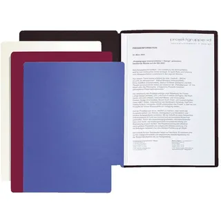 Pagna Präsentationsmappe Star - A4, 2-tlg., schwarz