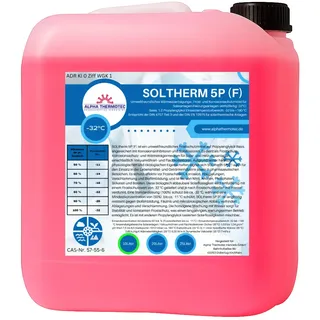 Solarflüssigkeit Flach- u. Röhrenkollektor 10 l rot Fertiggemisch bis -32° C