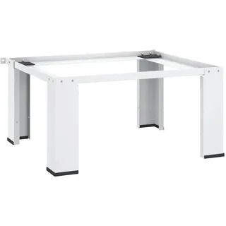 vidaXL Waschmaschinensockel Weiß