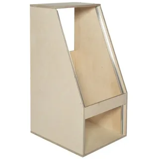 MUSIC STORE Musikinstrumentenständer, (Siderack 17+6 HE Birke MP Bausatz unlackiert schr/ger, Studiomöbel, Studio Racks), Siderack, 17+6 HE, Birke MP Bausatz