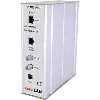 coaxLAN CLM253 Pro Master im EOC Standard > VLAN QoS Fernwartung von CL600 Modem