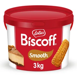 Biscoff Lotus Biscoff Brotaufstrich | Cremig | Eimer | 3 kg | Karamellisierter Keksgeschmack | Vegan Nussfrei | Ohne Farbstoffe oder Zugesetzte Aromen