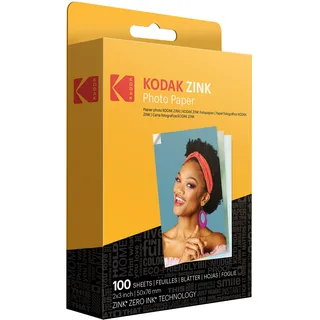 Kodak 2x3 Fotopapier (100 Einheiten Durchsichtig Durchsichtig One Size